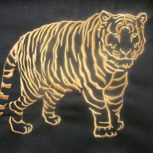 Golden Tiger Tote Bag or Cushion Cover – Elegant and Stylish Home Decor