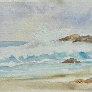 Down by the shore : A5 size blank card