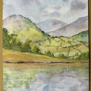 Unique Handpainted A5 Landscape Greeting Card – Customizable for Any Occasion