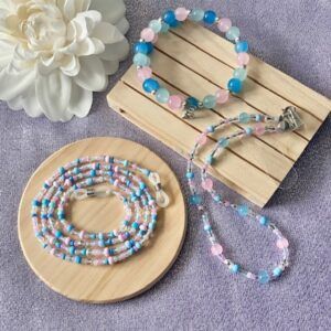 Pink & Blue Accessory Set