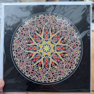 Mandala Blank Greeting Card Featuring Original Art by Emma Major