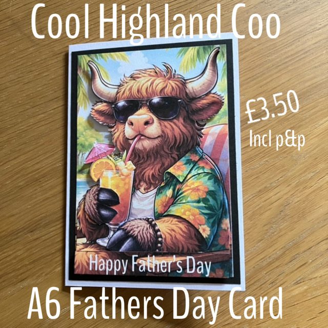 “Cool Dudes” A6 Father’s Day Card with envelope - Image 4