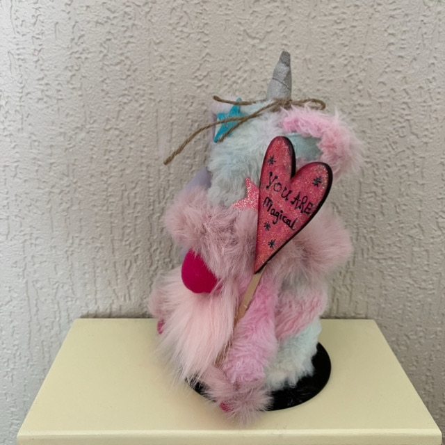 “Stardust” -The Magical Unicorn Gift Gonk. Mini-Presentation Collectible Art Doll Ornamental Decoration. - Image 7