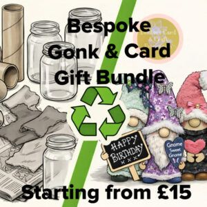 Bespoke Gonk & Card Gift Bundle.