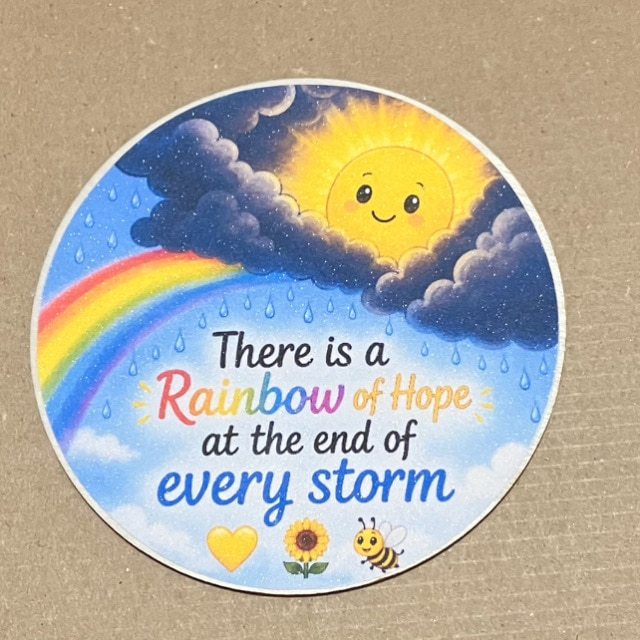 Positive Quotes Bee Inspired Wooden Coasters - Image 3