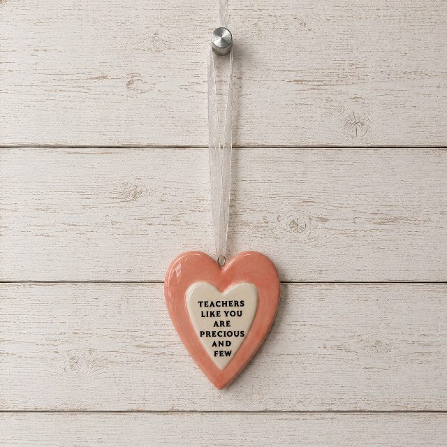 Gorgeous Ceramic Heart Teachers Gift (can be personalised) - Image 4