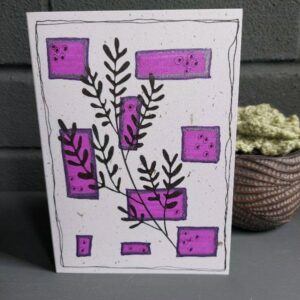 Modern Botanicals – Purple Blocks