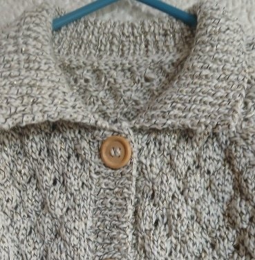 Hand-knitted child's cardigan. Approx 2 to 3 years. Proceeds to Charity - Image 2