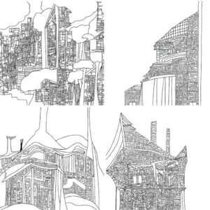 Houses of Hope Colouring Book by Emma Major – Creative Relaxation for All Ages