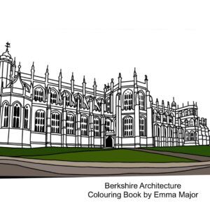 Berkshire Architecture Colouring Book by Emma Major