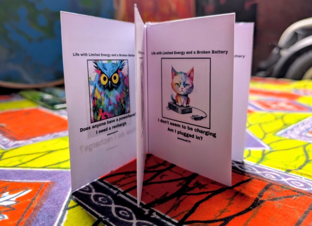 Chronically Under Charging Mini Zine by Emma Major - Image 2