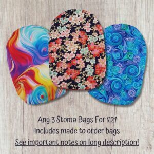 Stoma Bag Covers Multi Buy Set - Any 3 Handmade UK
