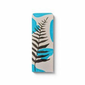 Blue Fern Modern Botanical Bookmark