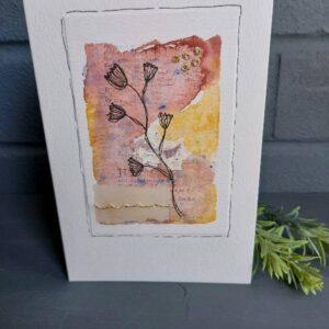 Gold Stitched Bloom – flower buds