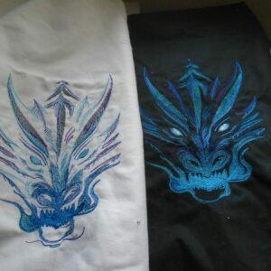 Dragon Face Tote Bag Cushion with Versatile Background Options