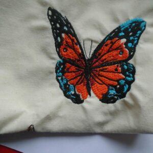 Exquisite Embroidered Butterfly for Bags and Cushion Covers
