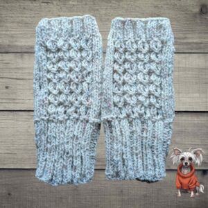 Hand-Knitted Ladies Fingerless Gloves