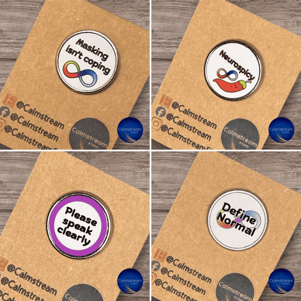 Awareness Pin Badge – Buy 2 & Save on Unique Designs - Image 3