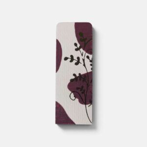 Maroon Modern Botanical Bookmark
