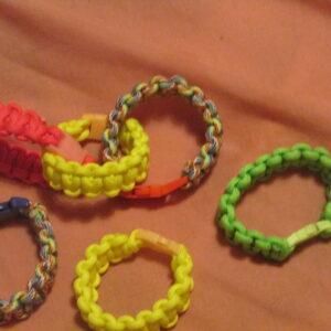 Versatile Multi-Color Paracord Bracelets for Kids, Men, and Ladies