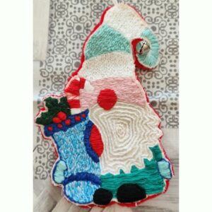 Christmas Gonk Christmas Tree Decoration,hand embroidered