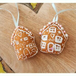 Hanging Teeny Gingerbread House, Christmas Tree Decorations, available separately