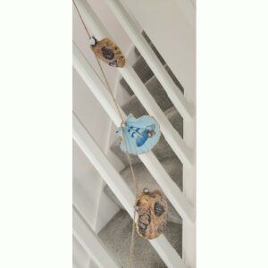 Shells Garland, with nautical design, 148 cm long