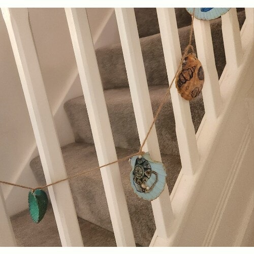 Shells Garland, with nautical design, 148 cm long - Image 2