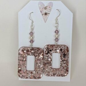 Square Resin Earrings