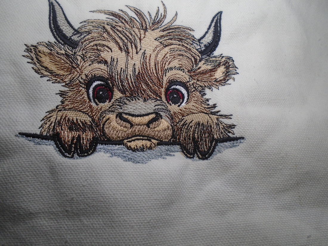 Stunning Highland Cow Art: Captivating Finished Piece