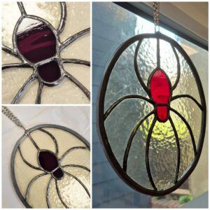 Scarlet’s Web – Spider Stained Glass
