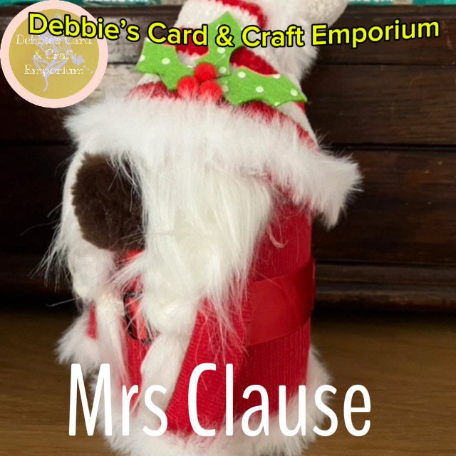 Mrs Clause- The Christmas Mightie Mini Gift Gonk Novelty Art Doll Ornamental Decoration - Image 3