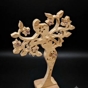 Handmade Wooden lady Jewellery Stand