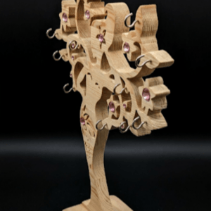 Handmade Wooden lady Jewellery Stand