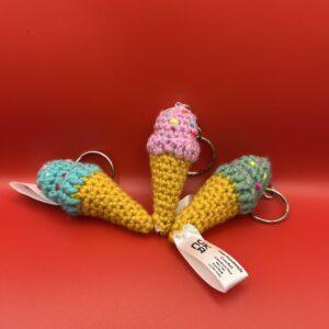 Vibrant Ice Cream Keyring – UKCA Tested, Multiple Colors Available