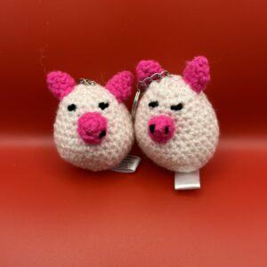 Adorable Porky Pig Keyring – UKCA Tested for Safety
