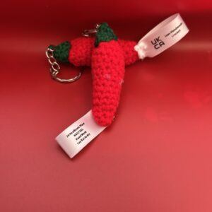 Hot and Spicy Chilli Keyring | UKCA Safety Tested