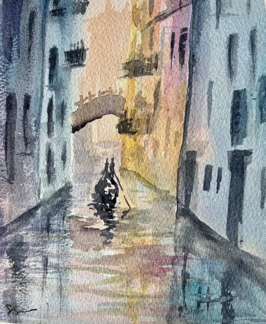 Dark Passages - Original Watercolour Painting