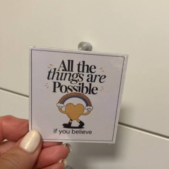 Set of 5 Positive Quotes Fridge Magnets - Image 5