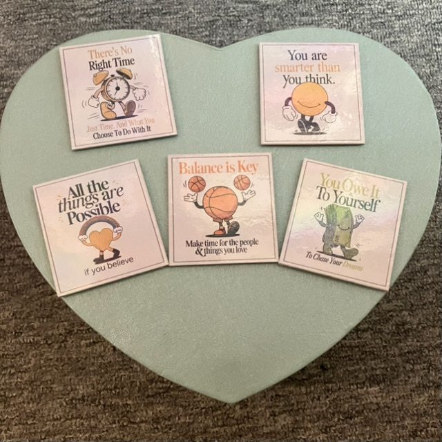 Set of 5 Positive Quotes Fridge Magnets - Image 9