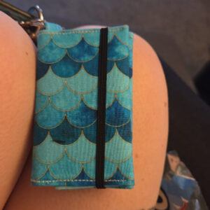 Mermaid Print Keyring & Lanyard Card Wallet for Medic Alert Cards