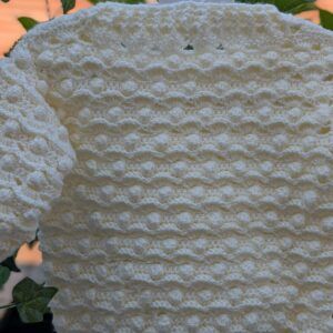 Crop Sleeve Bobble Baby Sweater