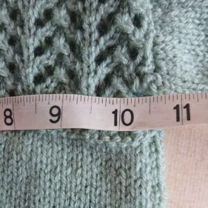 Hand- knitted baby jumper Approx 3 to 6 mths. 50% wool.All proceeds to The Stroke Association