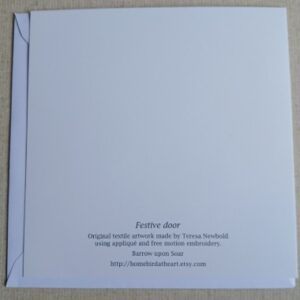 ‘Festive Door. ‘ Christmas card. All proceeds to The Stroke Association