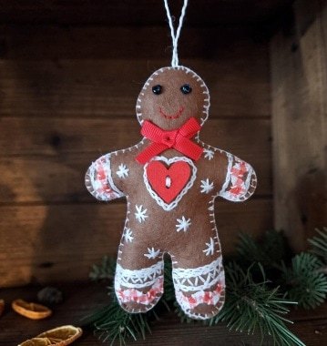 Festive gingerbread character. All proceeds to The Stroke Association - Image 2