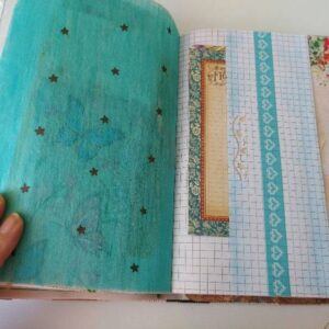 Handmade Textile Cover Journal/Notebook (92 pages)