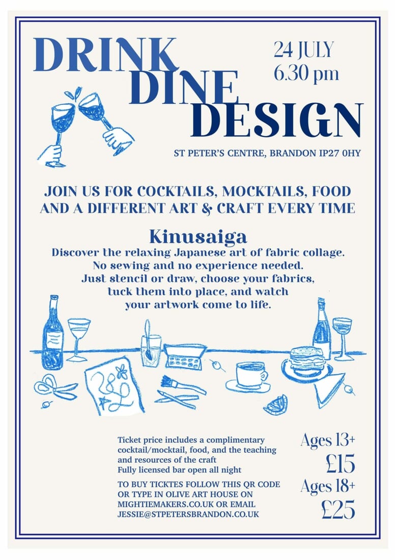 Drink Dine Design - Kinusaiga (July 24th 2026) Under 18