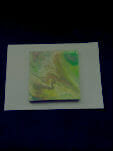 My first peice I'm putting on here...it's 6"X6"... light bold colours..
