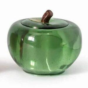 Small Apple Shaped Trinket Pot – Green