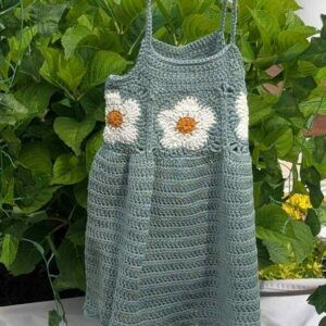 Handmade Baby Girl Daisy Sun Dress